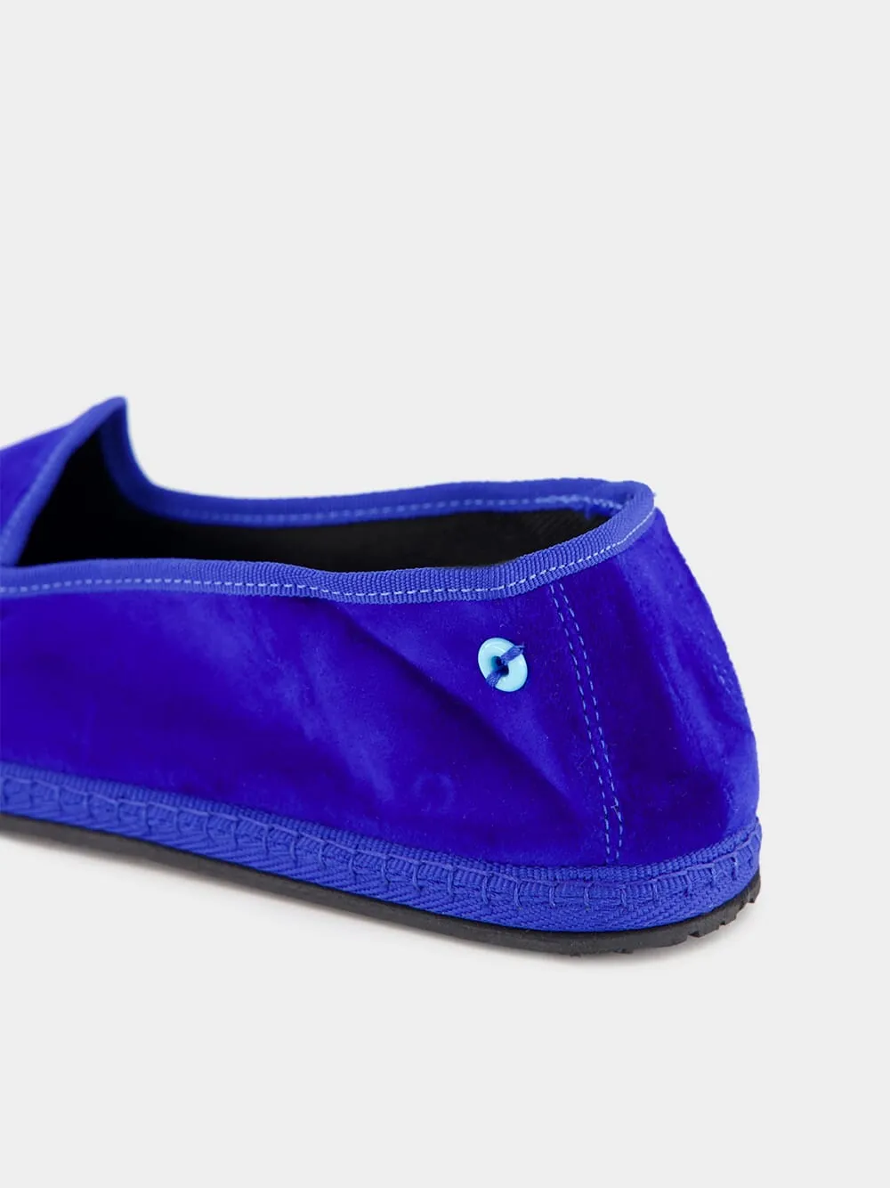 Modigliani Flats in Cobalt Blue Velvet