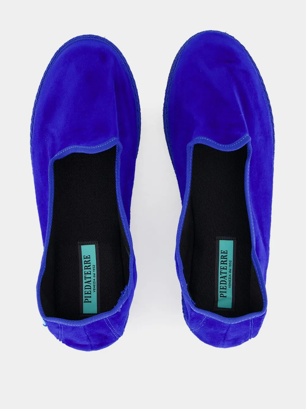 Modigliani Flats in Cobalt Blue Velvet