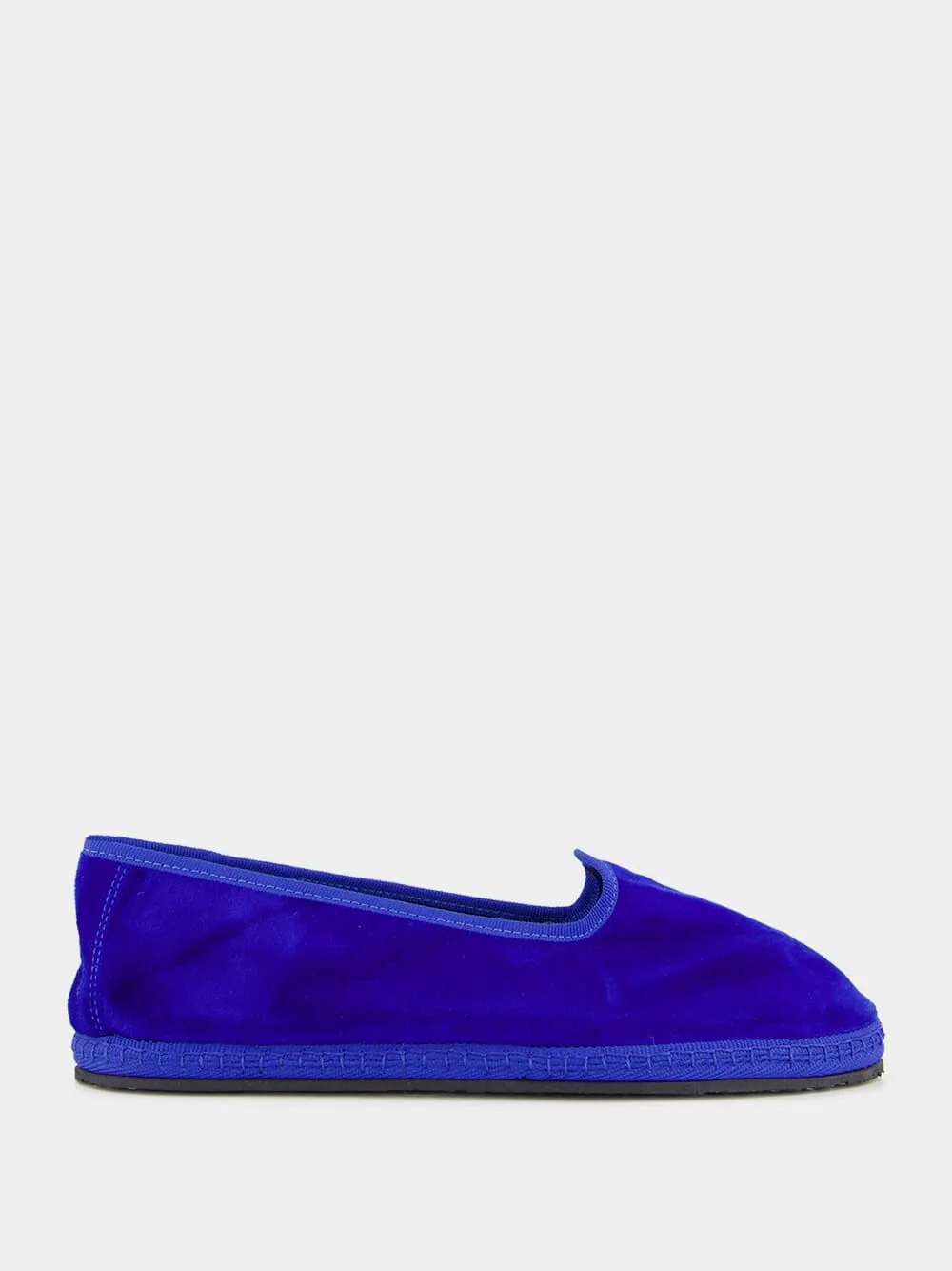 Modigliani Flats in Cobalt Blue Velvet