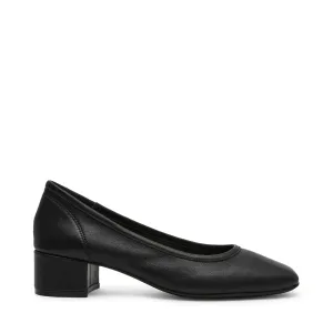 Mollie Flat Shoe BLACK LEATHER