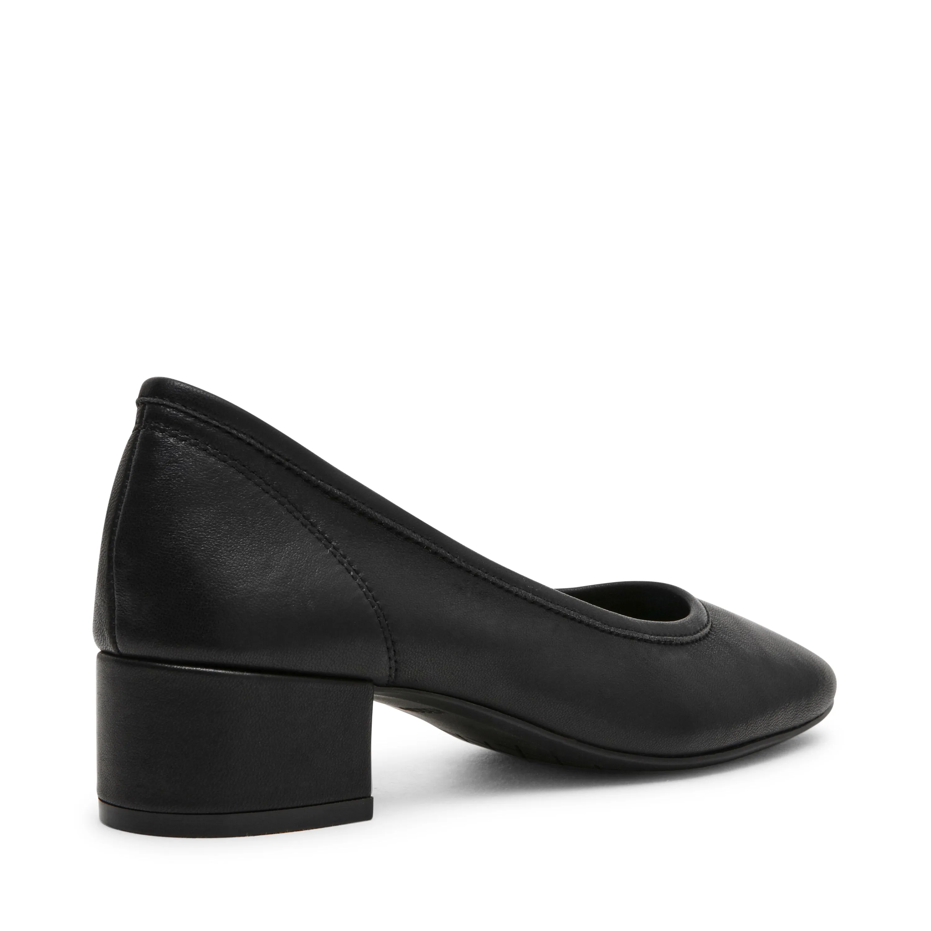 Mollie Flat Shoe BLACK LEATHER