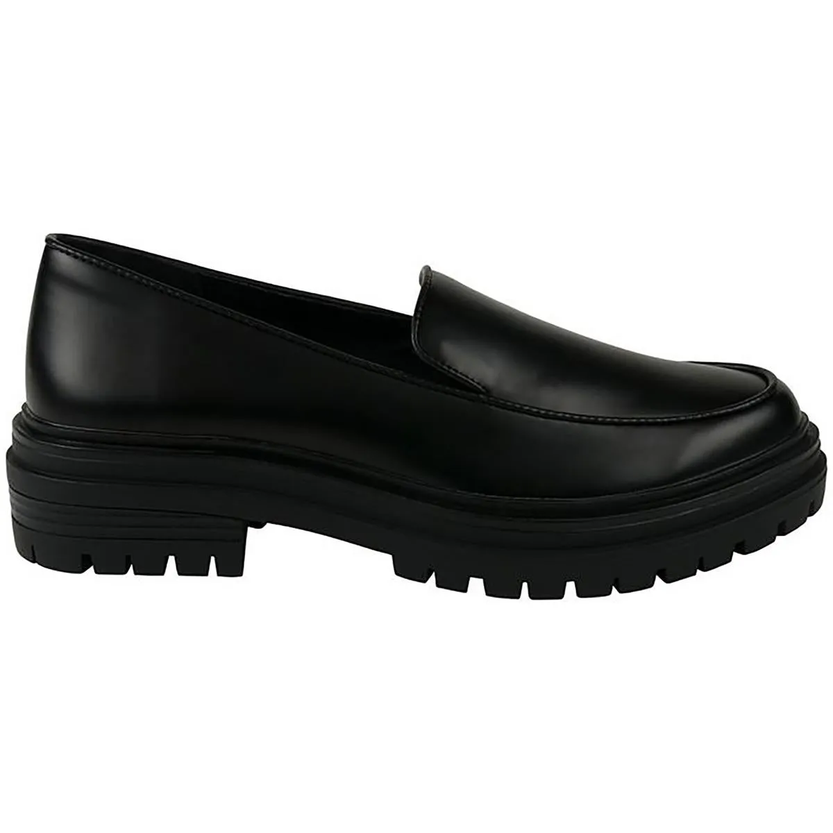 Morgan Womens Leather Loafers