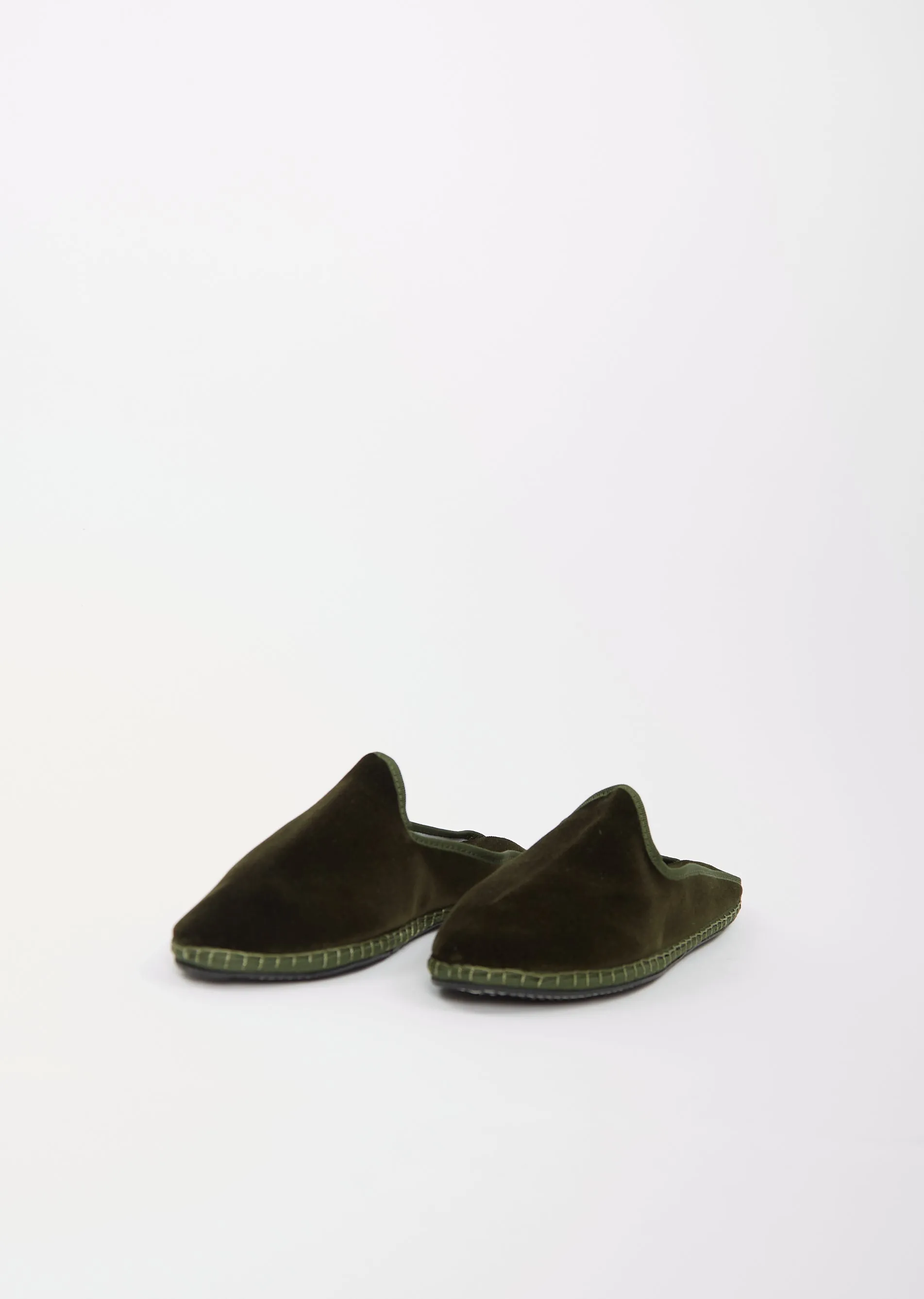 Mules Pam Velvet Ness  Olive