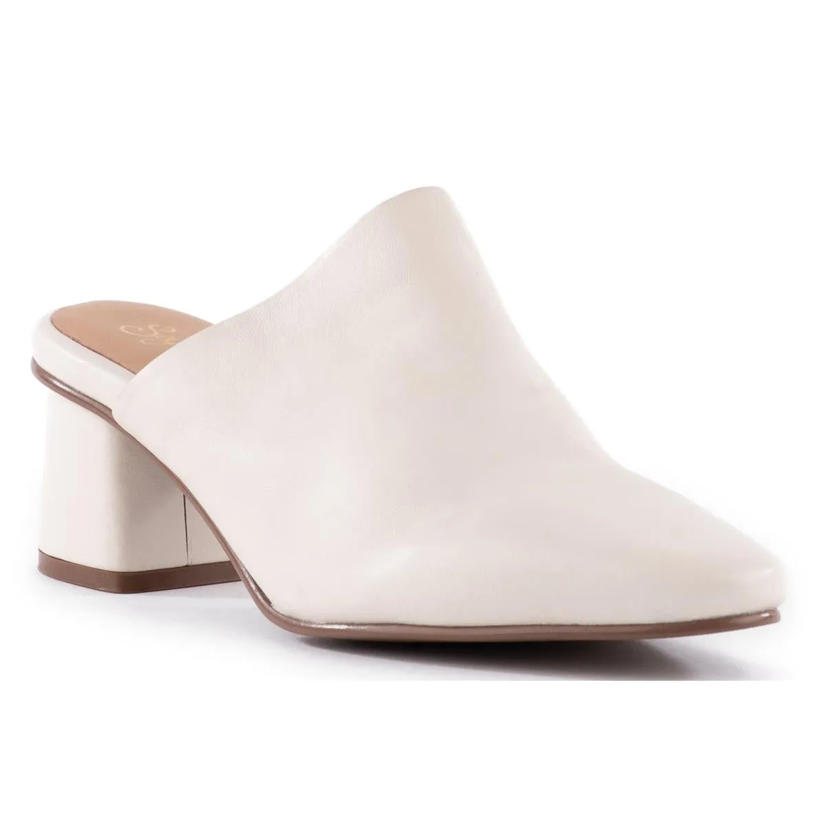Muse Womens Metallic Suede Mules