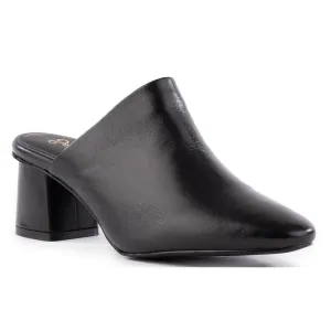 Muse Womens Metallic Suede Mules