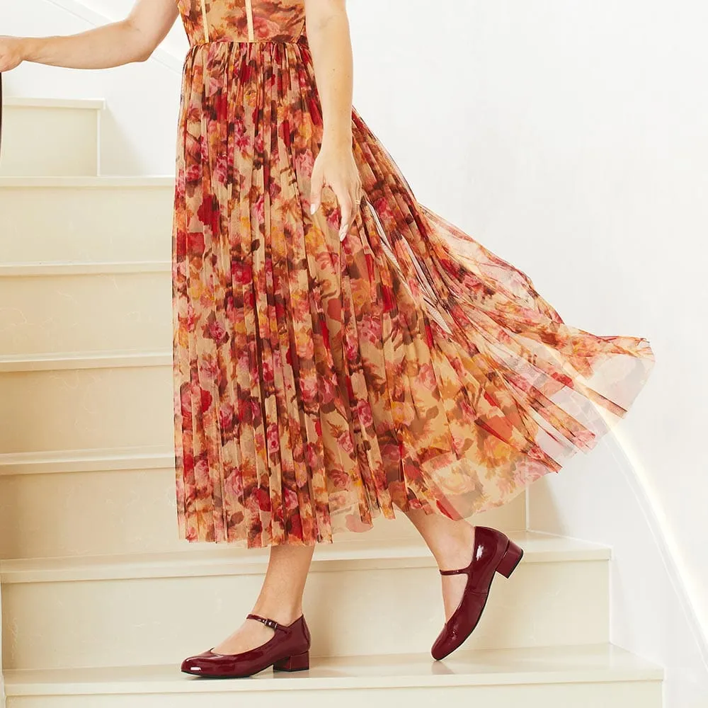 Nancy: Burgundy Leather