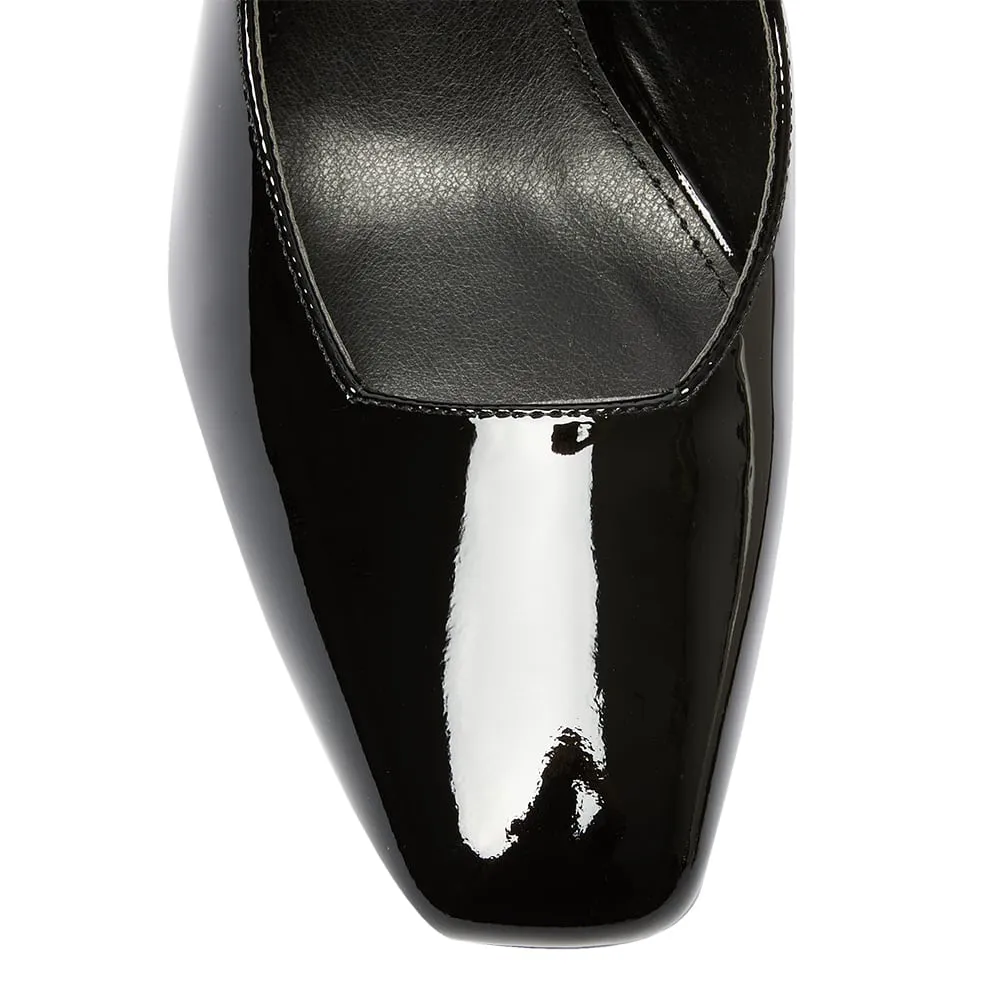 Nancy Heel in Black Patent