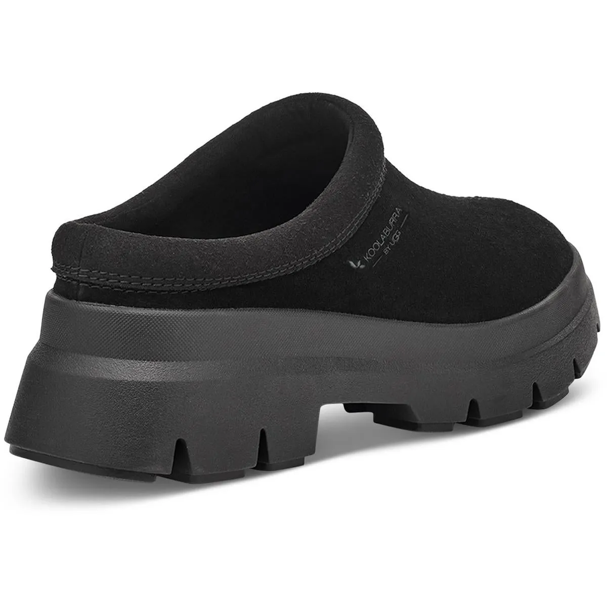 neerie Womens Mixed Media Faux Suede Clogs