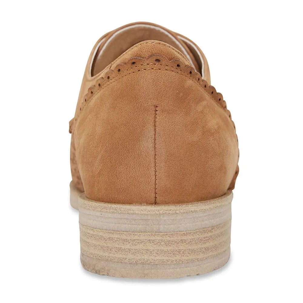 Nero Brogue in Tan Nubuck