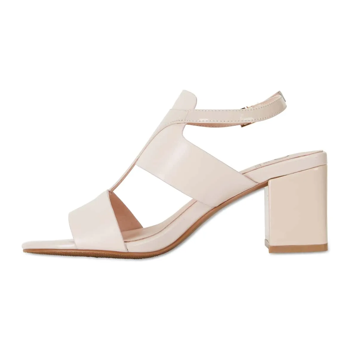 Nitro Heel in Nude Patent