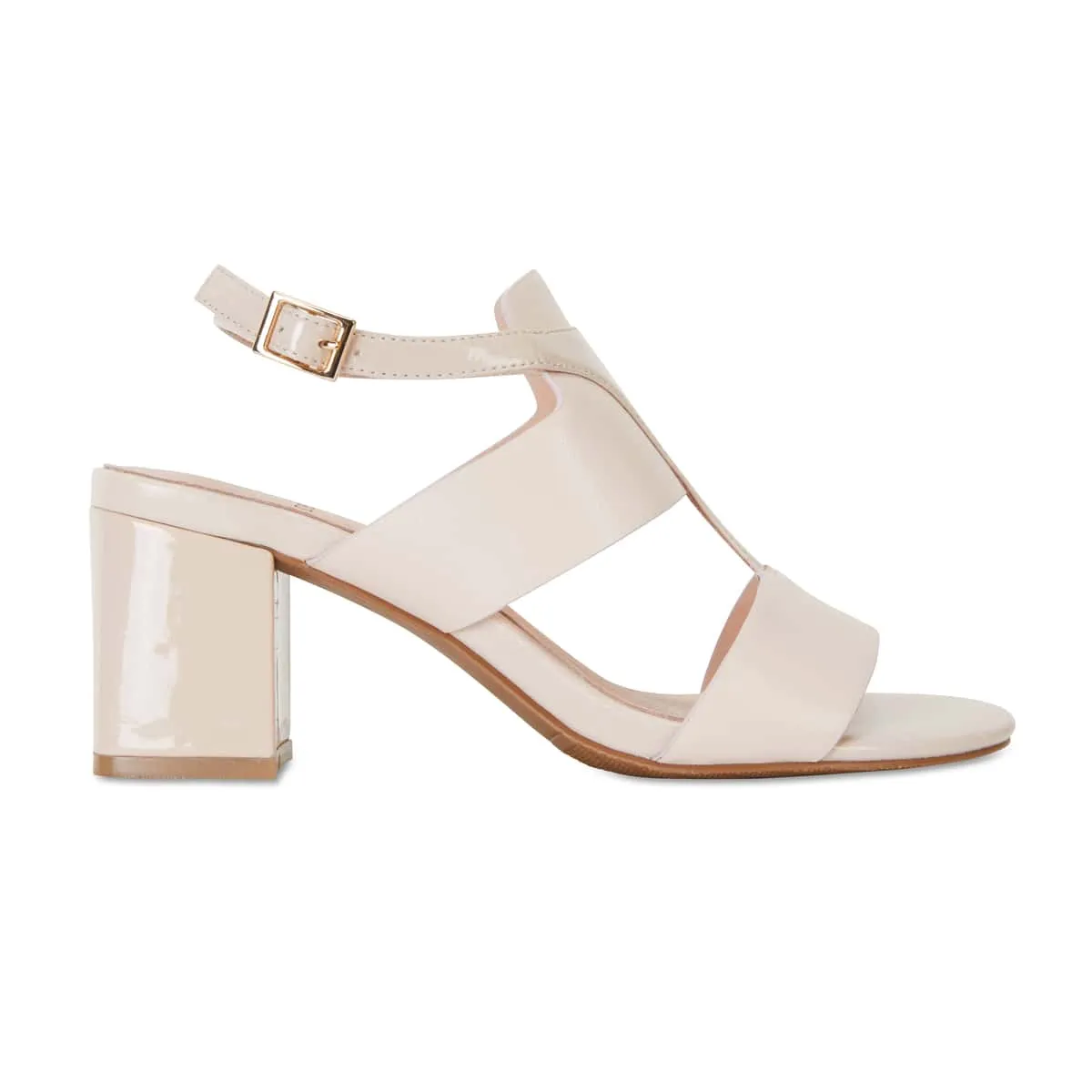 Nitro Heel in Nude Patent