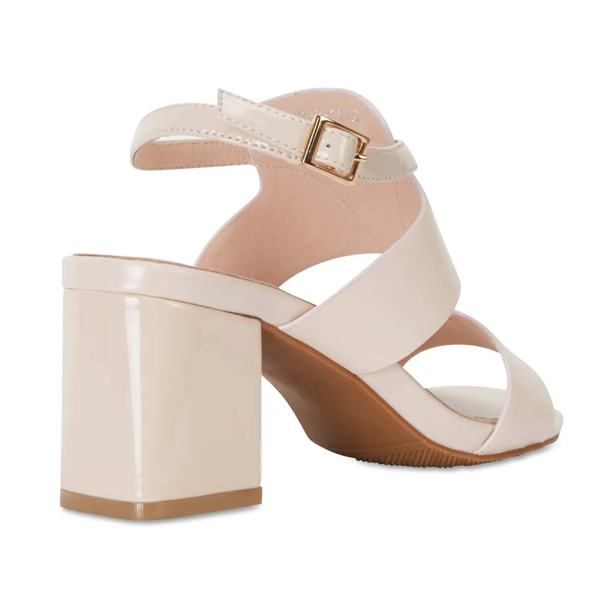 Nitro Heel in Nude Patent