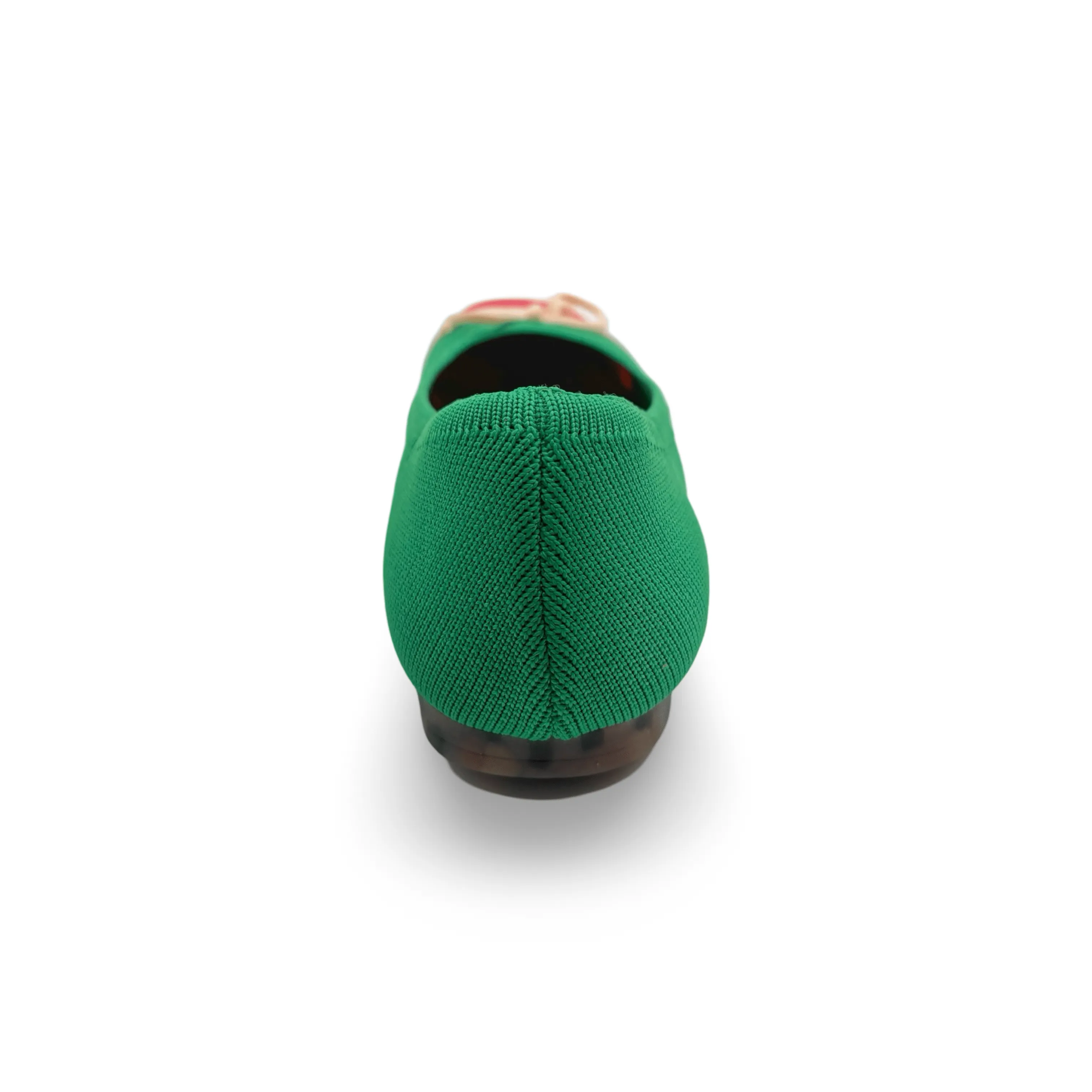 Noelle Green/Pink Knit Fabric Flat