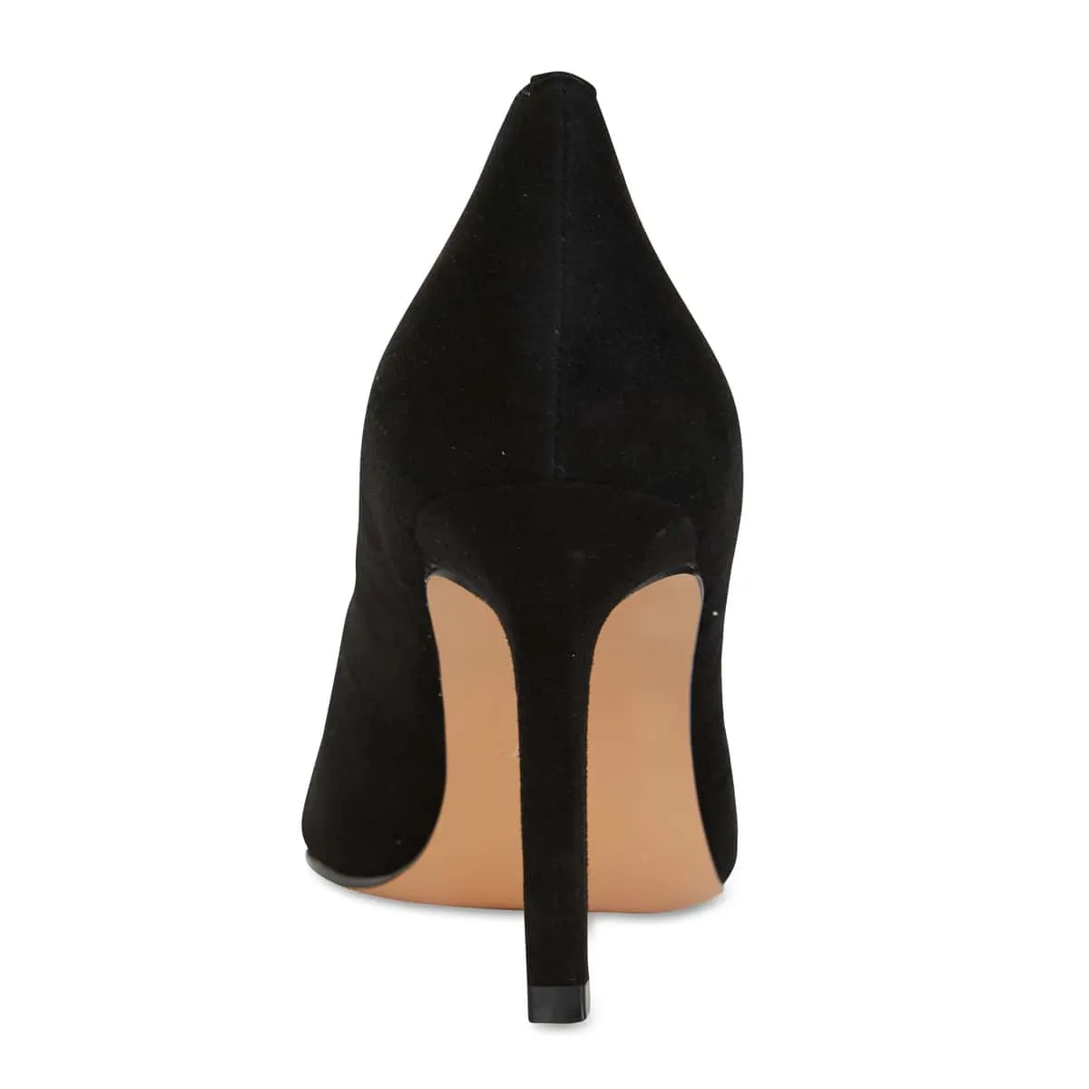 Octavia Heel in Black Suede