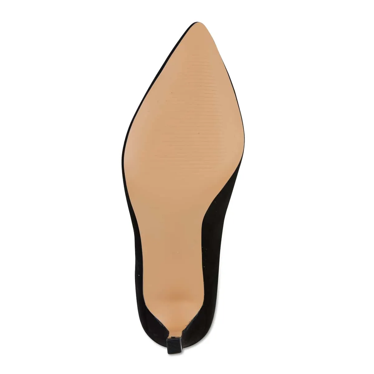 Octavia Heel in Black Suede