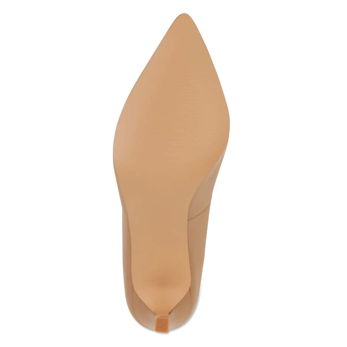 Octavia Heel in Camel Leather