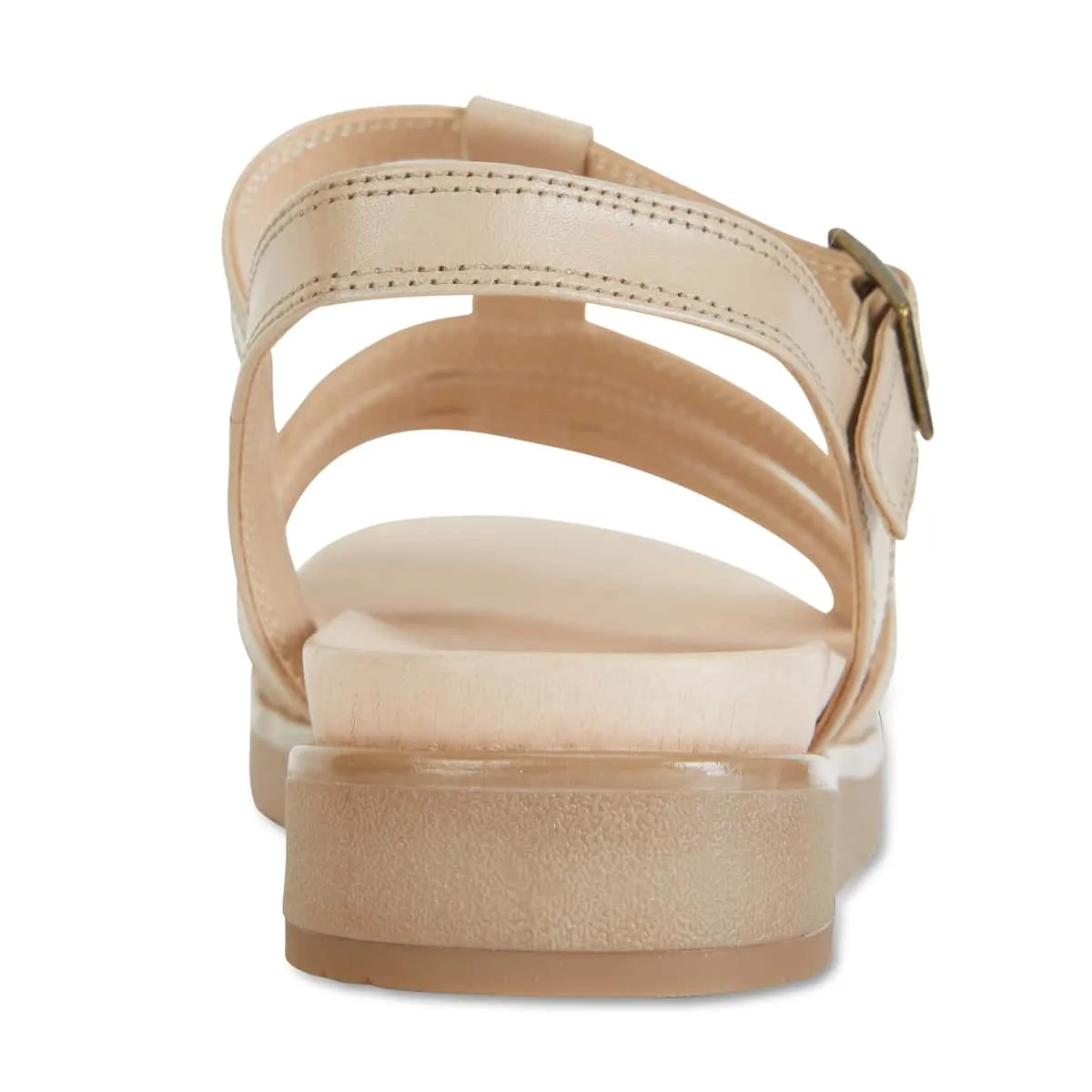 Ohio Sandal in Neutral Leather