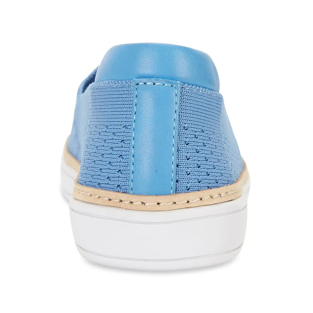 Onyx Loafer in Pale Blue Fabric