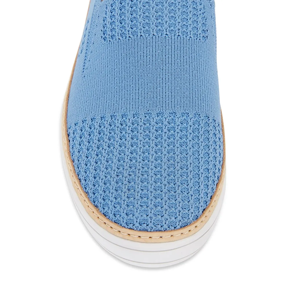 Onyx Loafer in Pale Blue Fabric