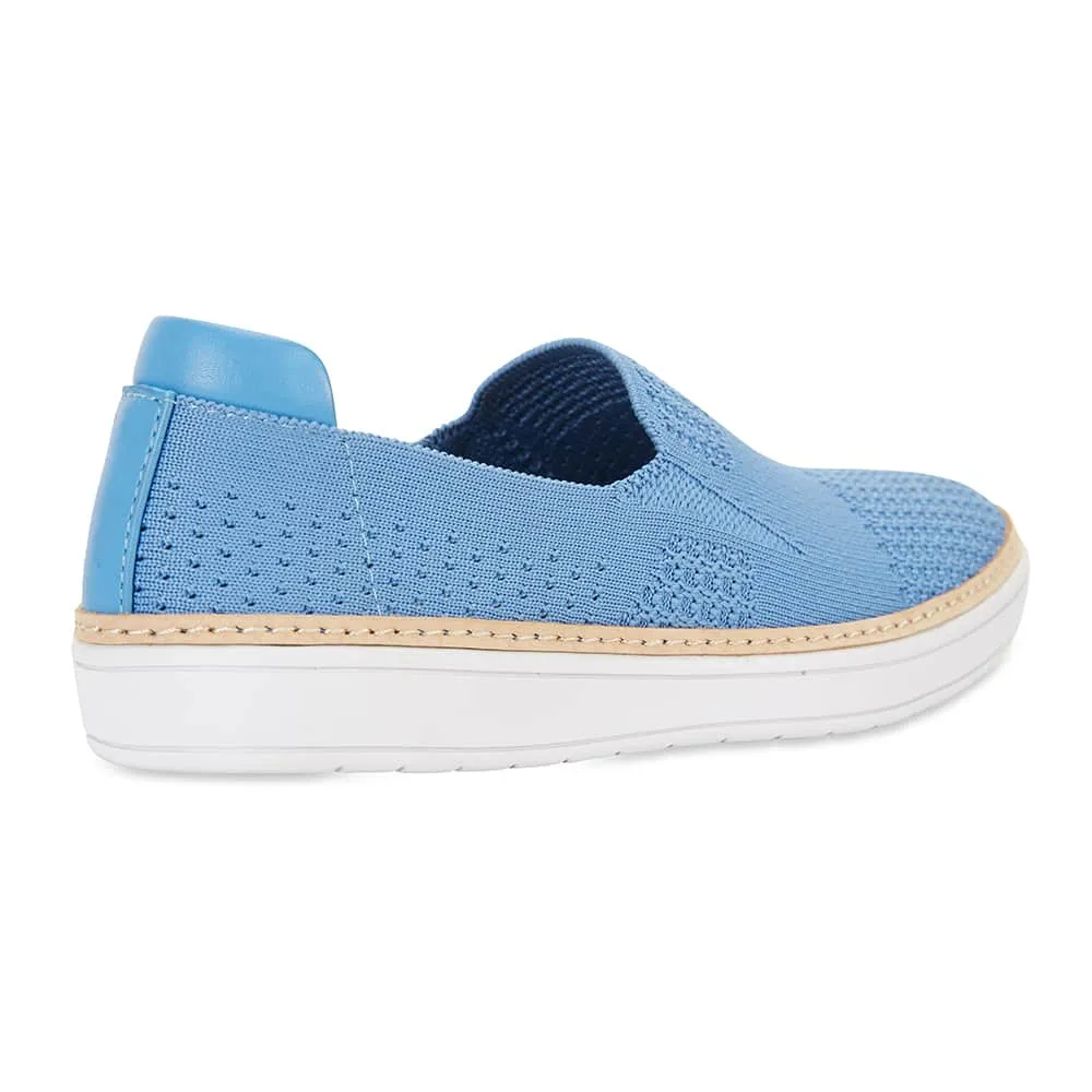 Onyx Loafer in Pale Blue Fabric