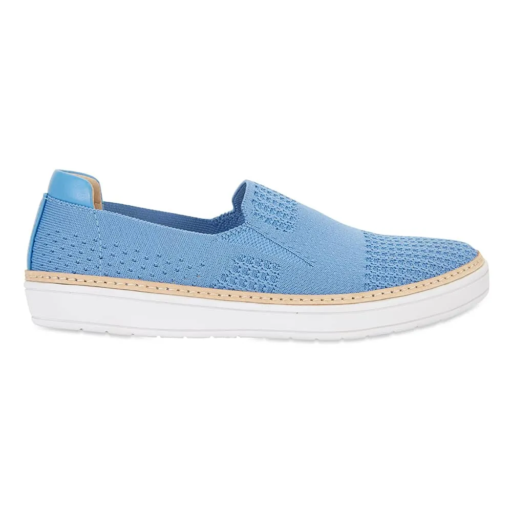 Onyx Loafer in Pale Blue Fabric