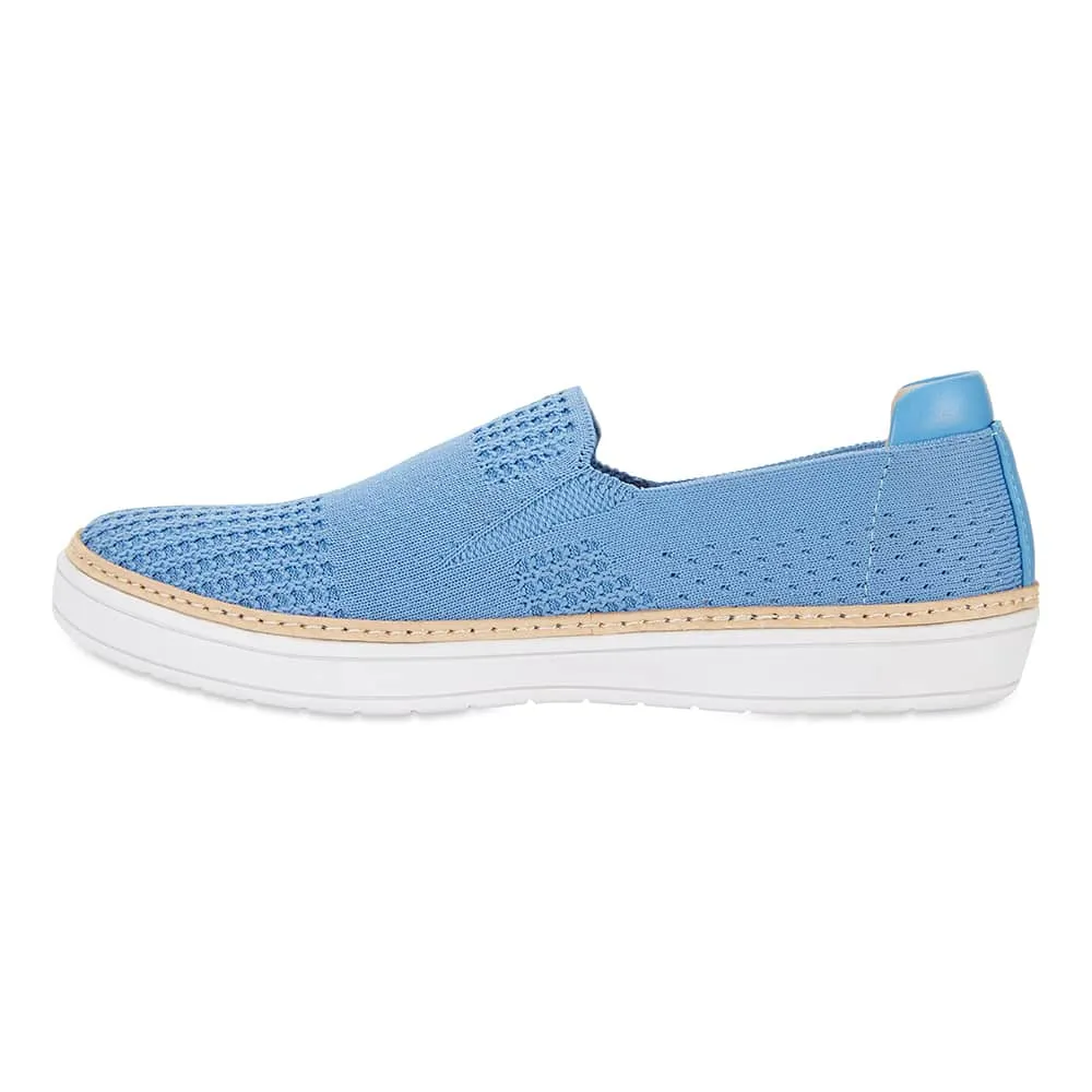 Onyx Loafer in Pale Blue Fabric