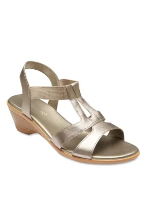 Oracle Heel in Pewter Leather