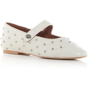 Orbit Womens Rhinestone Man Made Flat Shoes