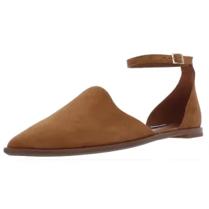 Oriona Womens Solid Suede Flats