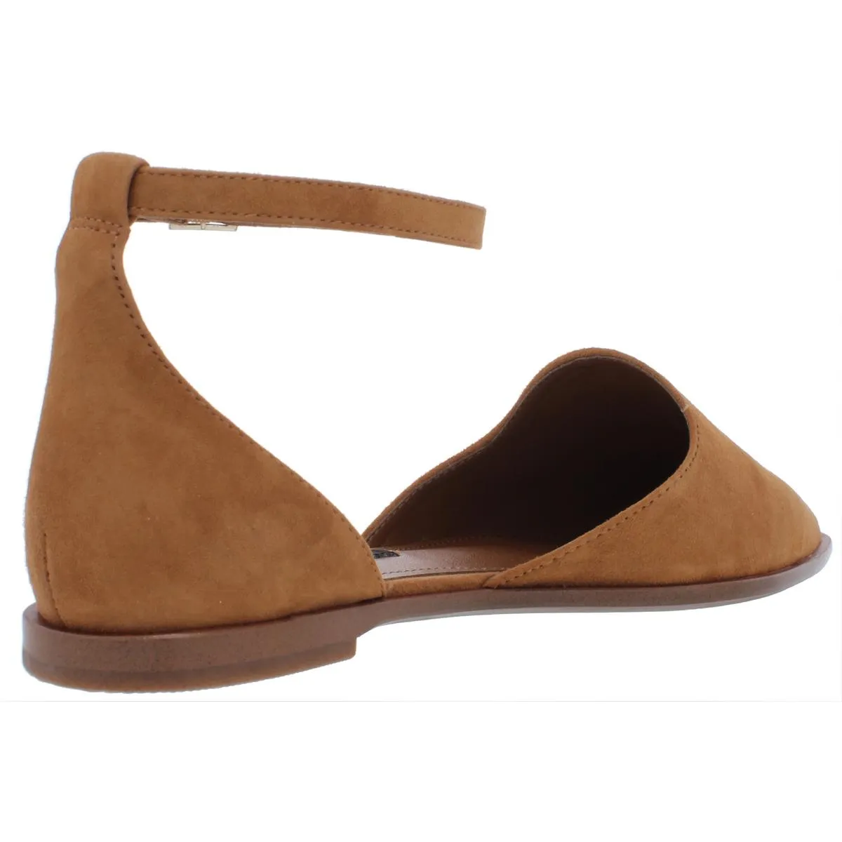 Oriona Womens Solid Suede Flats