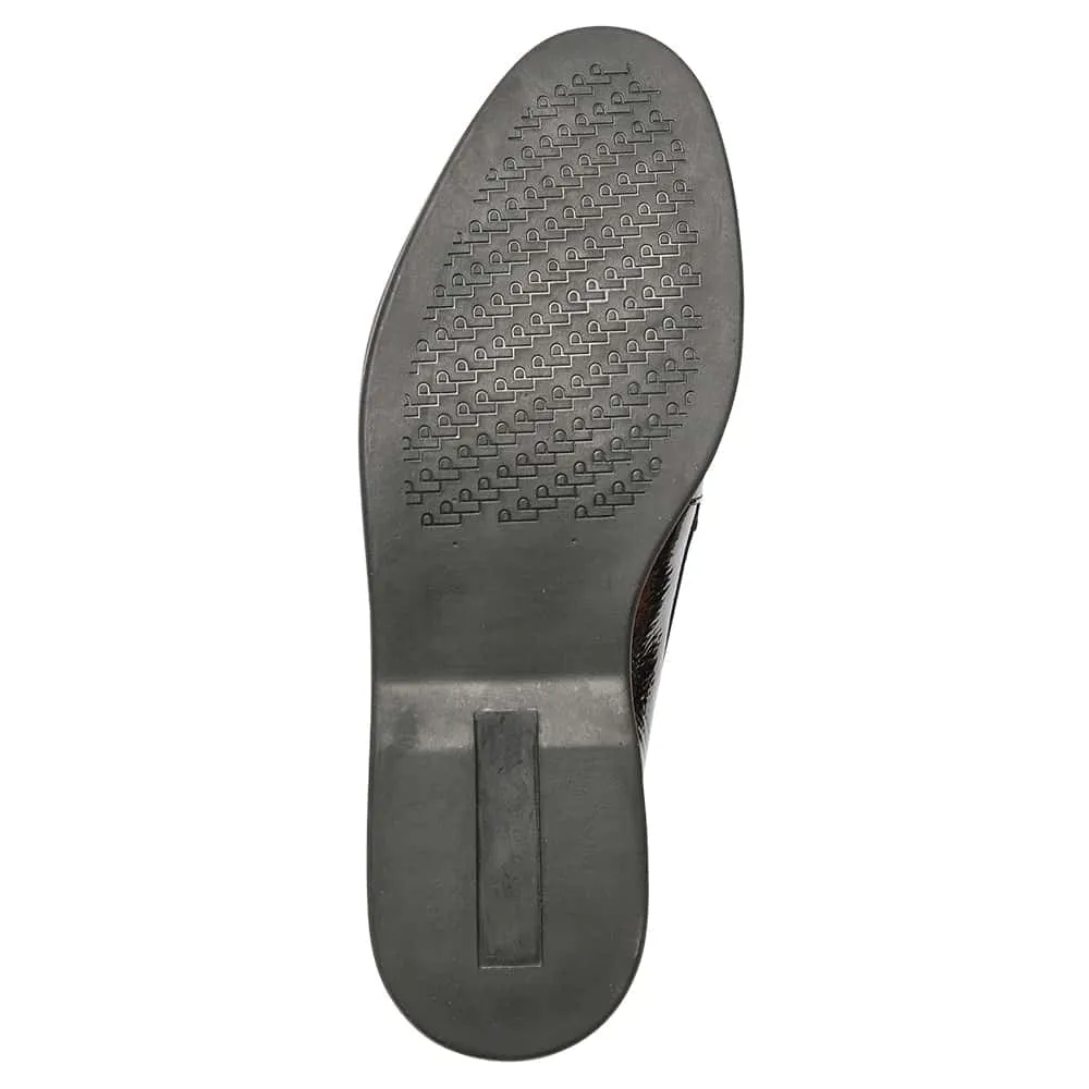 Orlando Loafer in Black Crinkle Patent
