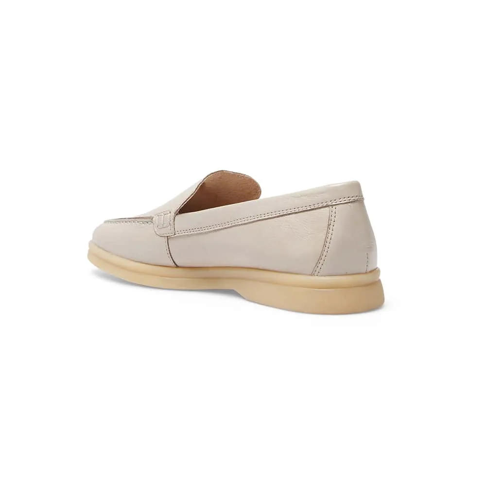 Orlando Loafer in Light Grey Leather