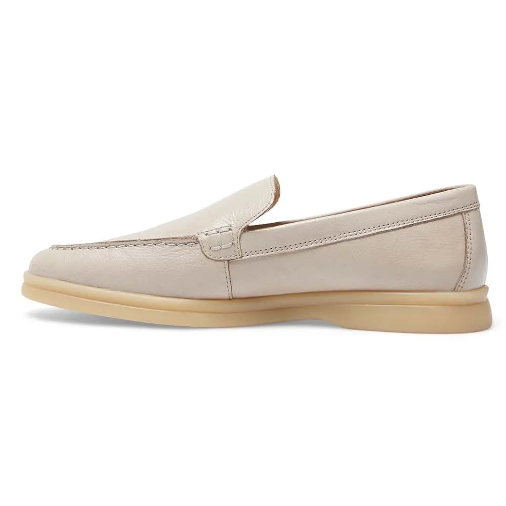 Orlando Loafer in Light Grey Leather