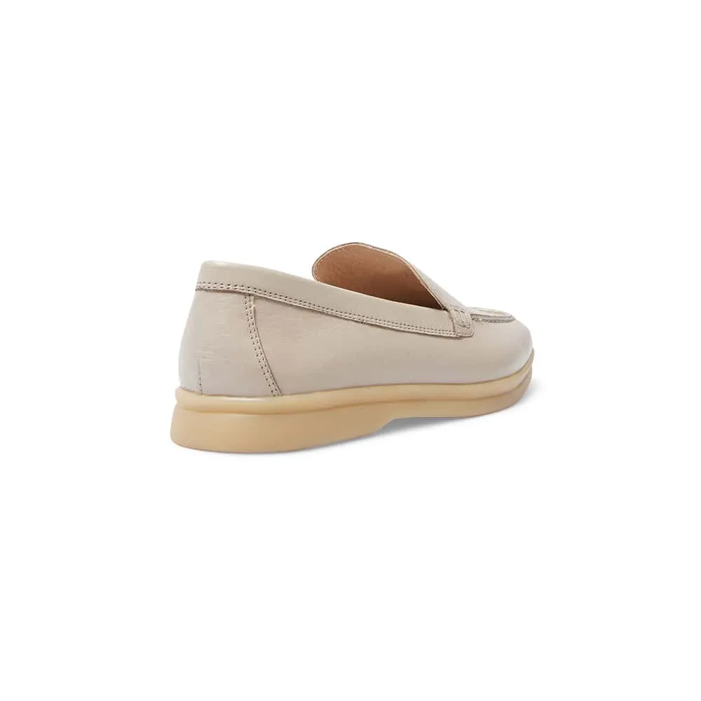Orlando Loafer in Light Grey Leather