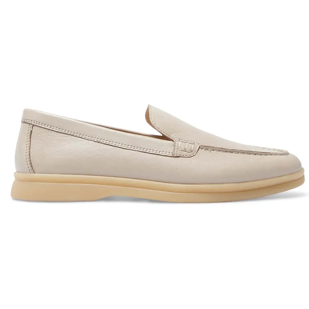 Orlando Loafer in Light Grey Leather