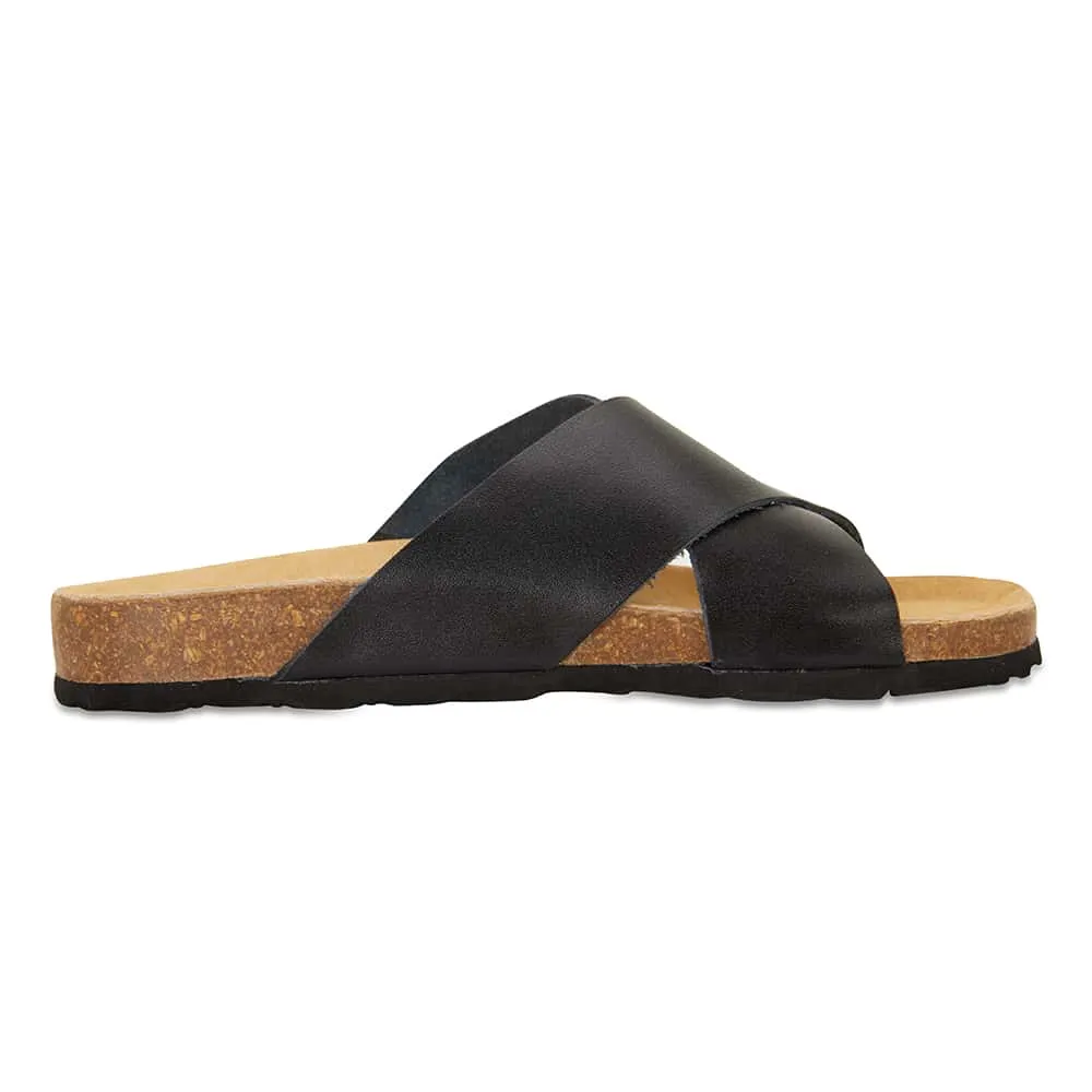 Pace Slide in Black Smooth