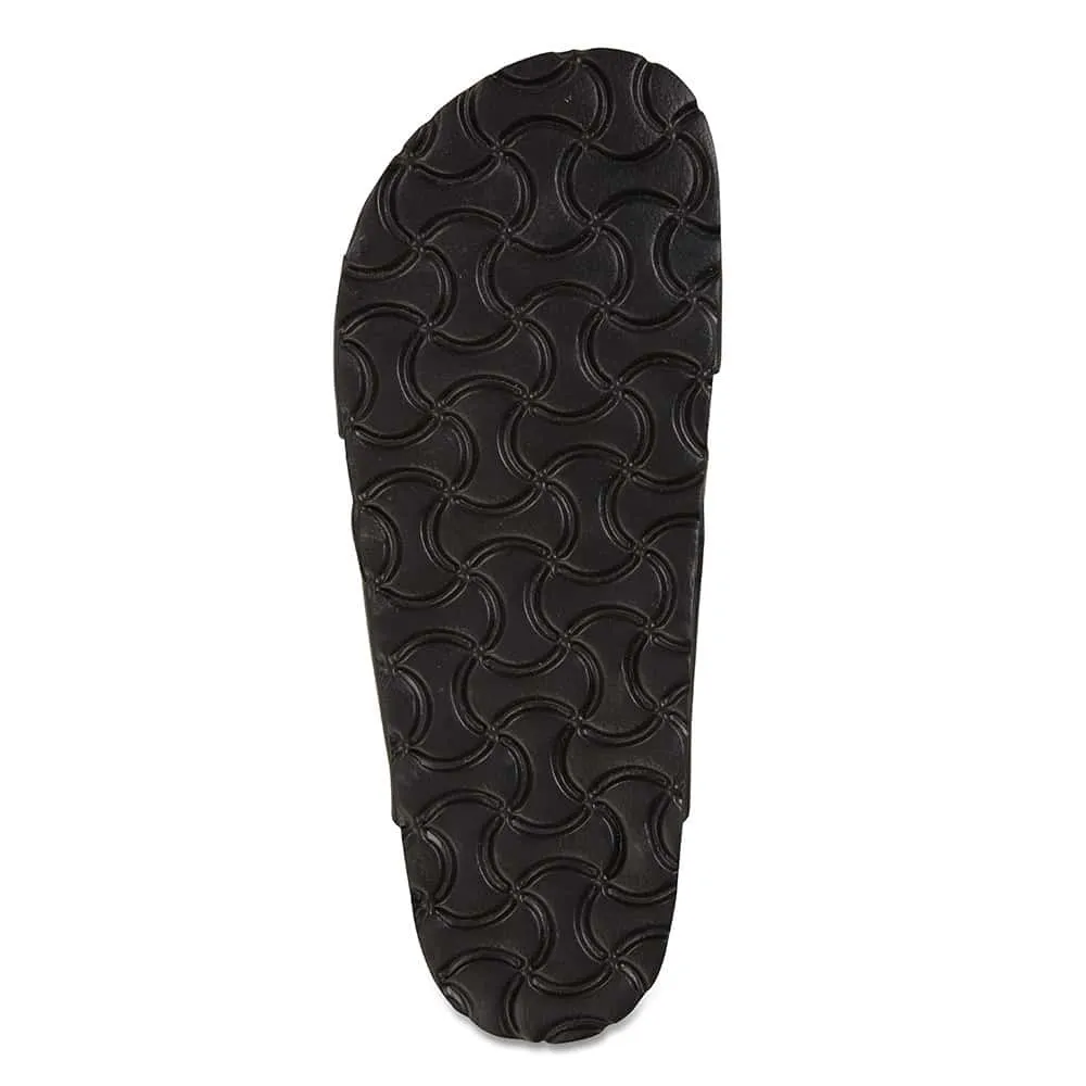 Pace Slide in Black Smooth