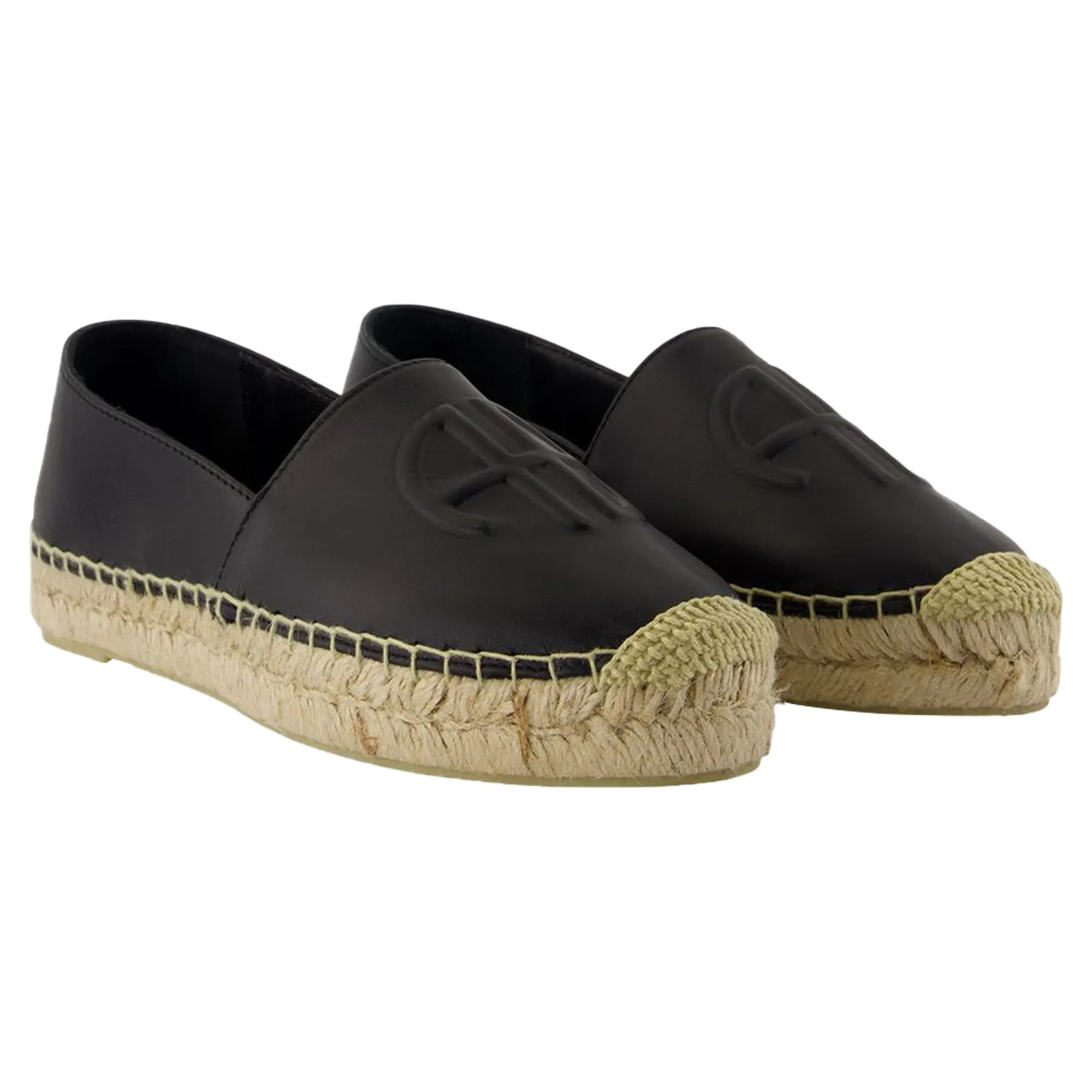 Paloma Espadrilles Flat Shoes - ANINE BING - Leather - Black