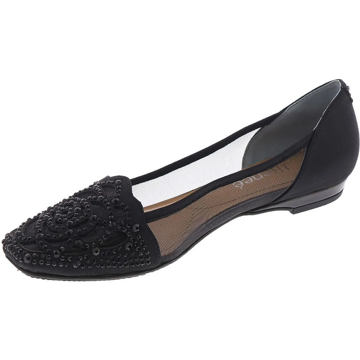 Pariella Womens Square Toe Ballet Flats