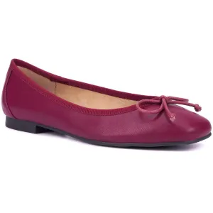 PAULINA Womens Bow Man Made Ballet Flats