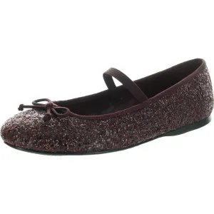 Phalon Womens Glitter Man Made Mary Janes