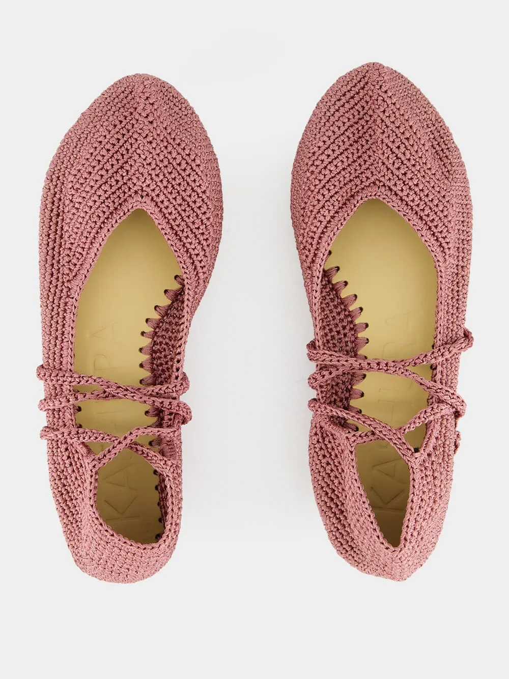 Pink High Crochet Ballerina