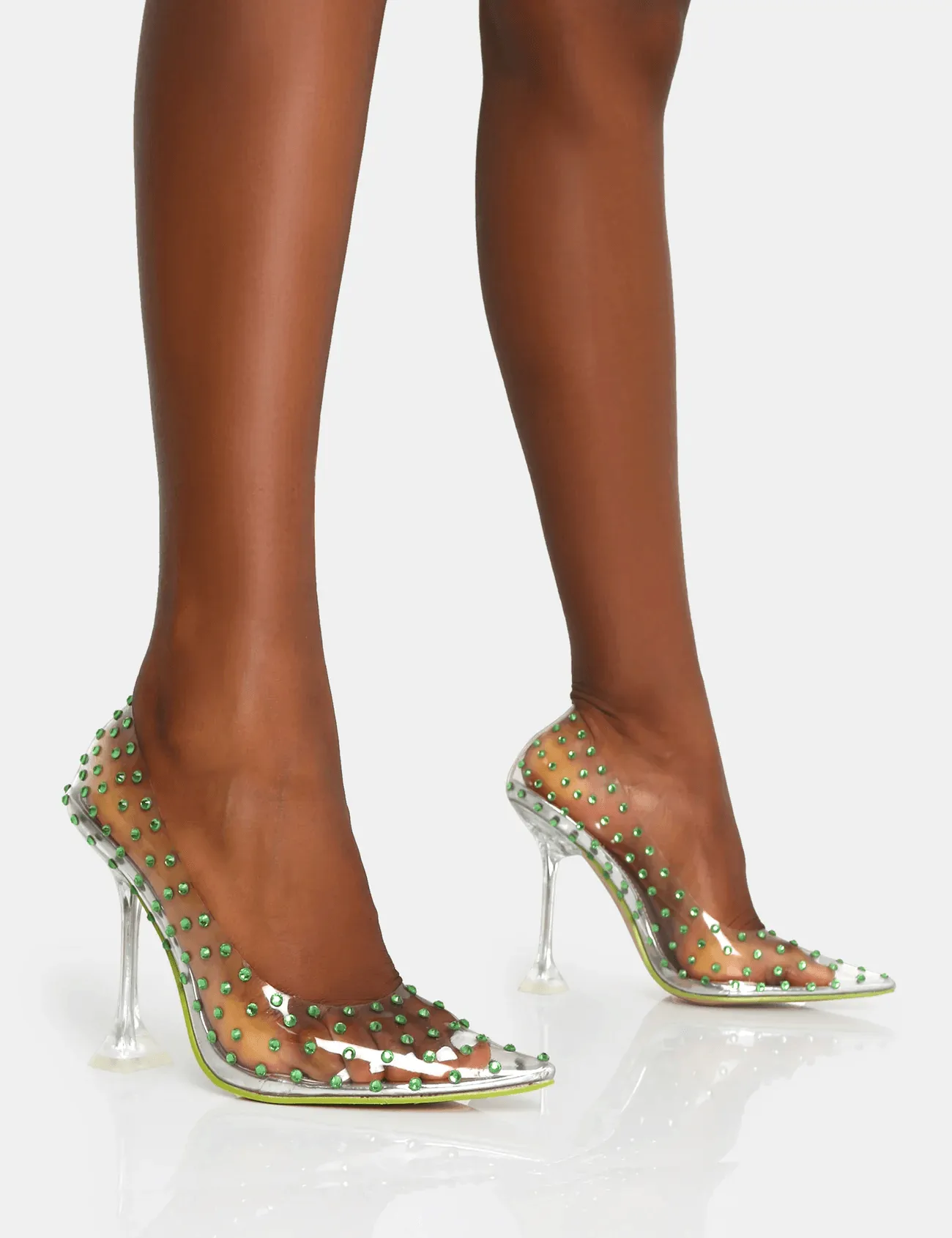 PUBLIC DESIRE - FANCY GREEN HEELS