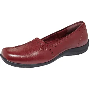 Purpose Womens Faux Leather Slip On Loafers