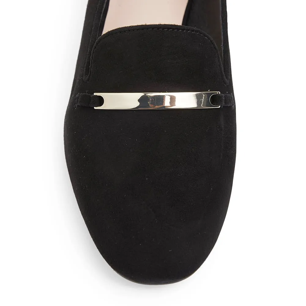 Quantum Loafer in Black Suede