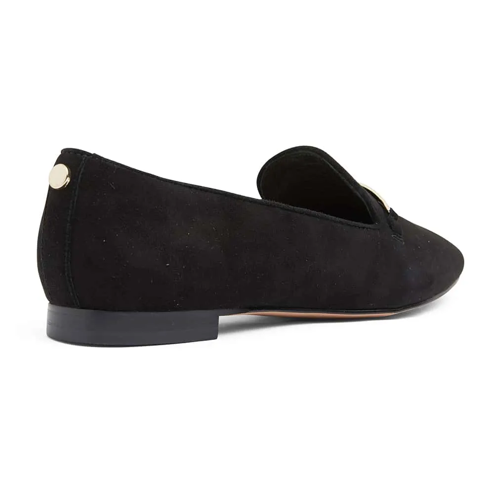 Quantum Loafer in Black Suede