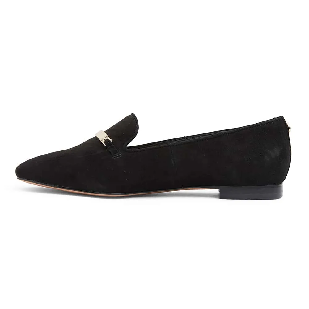 Quantum Loafer in Black Suede