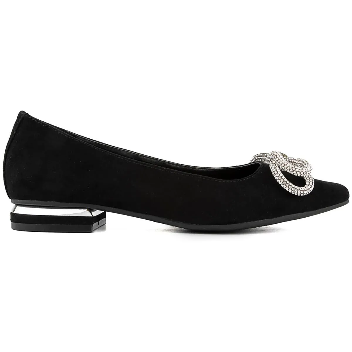 QUINNIE Womens Faux Suede Slip On Flat Shoes