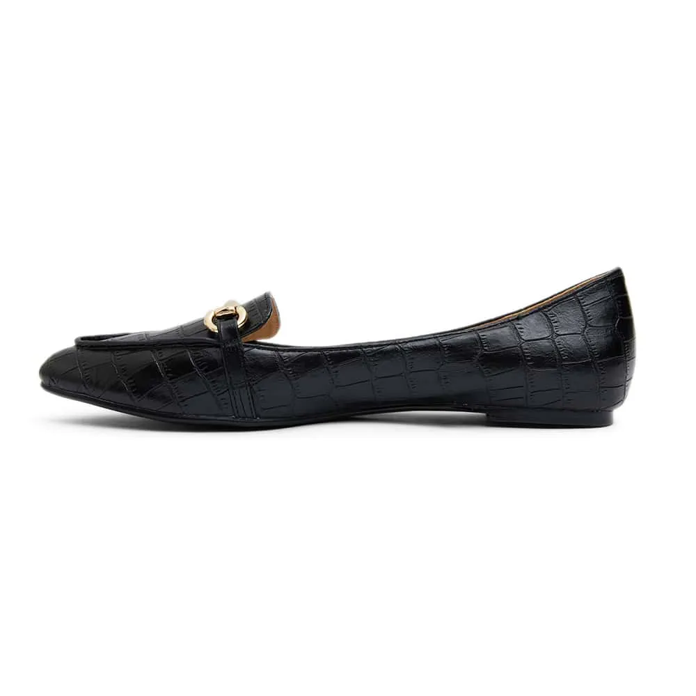 Radical Loafer in Black Croc