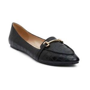Radical Loafer in Black Croc